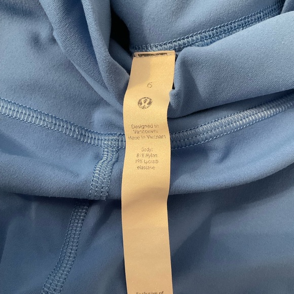 Lululemon Blue Leggings High-waisted Align leggings with side pockets - Picture 6 of 6